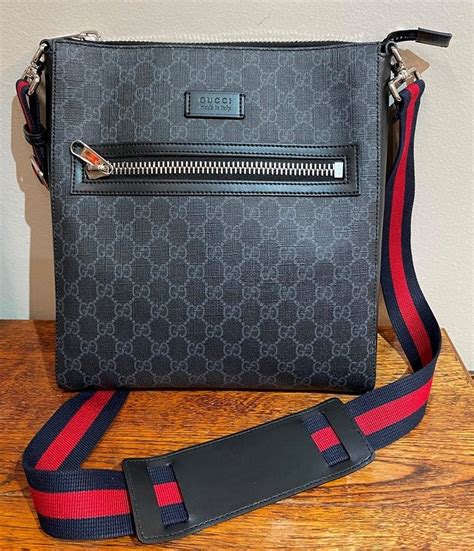 gucci original messenger bag|Gucci Messenger bag for sale.